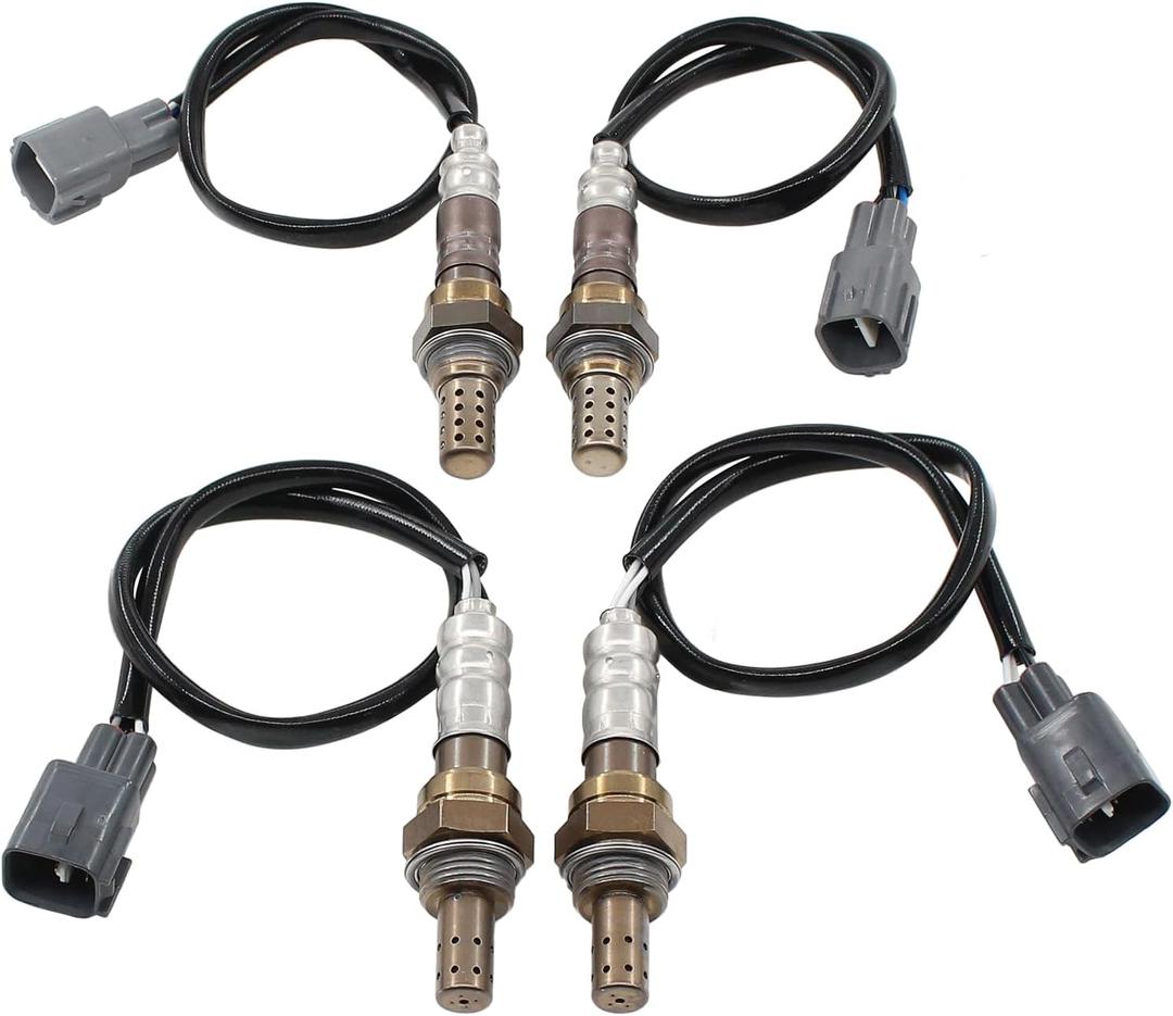 Upstream and Downstream Oxygen Sensor Set for Lexus ES300 GX470 ES350 LX570 for Toyota Camry Avalon RAV4 Solara 4Runner Sequoia Tacoma Tundra Land Cruiser Matrix
