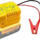 Jumper Cable Clamps for Dewalt 20v Batteries, 13.5V Step Down Converter Design, Portable Battery Jumper Starter Automotive Booster Cables Power for Car Jump Starting Using Tool 
(Battery Not Include)