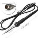 1PC Soldering Station Iron Handle Replacement Compatible for HAKKO 936 w 1321 Heater Core, 50 Watt 24V DC, 5 Pin Soldering BNC Connector (Include Heating Element)