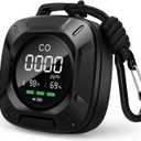 Carbon Monoxide Detectors, 3-in-1 Portable Carbon Monoxide Detector, RV CO Detector Alarm Temp/Humidity Sensor, Rechargeable CO Monitor 480HR Standby