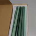 Viyffo Taper Candles 10 Inch Green 4 Pack Unscented, Smokeless Long Tall Tapered Candlesticks Wedding Home Decor Dinner Natural Color Series, Gradient Green