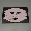 INIA Red Light Therapy Mask for Face, Glow Wireless LED Face Mask Light Therapy with Near-Infrared Red Light (NIR), Rechargeable and Ergonomic Design for Home & Travel (Pink)