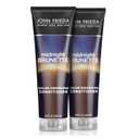 John Frieda Midnight Brunette Conditioner, Color Deepening Conditioner to Refresh Brunette Tones, Infused with Cocoa and Primrose Oil to Nourish and Enhance Brunette Tones, 8.3 Oz, Pack of 2