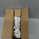 HOUSE DAY Space Saving Hanger Hooks 60 Pack, White Clothes Hanger Connector Hooks, Heavy Duty Hangers Hook Space Saver, Sturdy Hanger Connector Hook, Premium Cascading Hangers for Closet