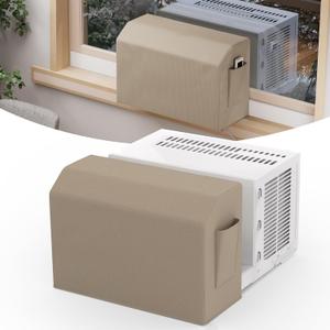 LBG Products Indoor Air Conditioner Covers for U-Shaped 8000/10000/12000 BTU Unit, All Side Covered,with Convenient Storage Side Bag,Window AC Cover for U AC Inside Unit,Block Cold Draft and Dust