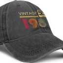 40th Birthday Gifts Women Men 1986 Hats Vintage 1986 Baseball Cap 40th Birthday Gifts for 40 Year Old Fathers Mothers Day