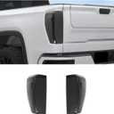 RAZPOY Tail Light Cover Compatible with GMC Sierra Accessories 2019 2020 2021 2022 2023 2024 2025, Smoke Black Rear Light Guards Trim
