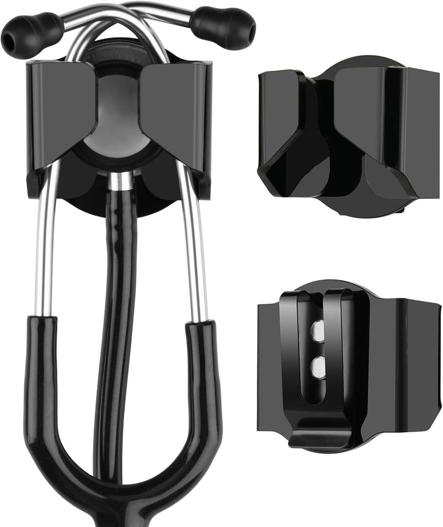 Beautyflier Stethoscope Holder Hip Clip Design for Littmann Classic III, Stethoscope Holder Hip Clip for Waist Belt, for Physicians Nurses and Students