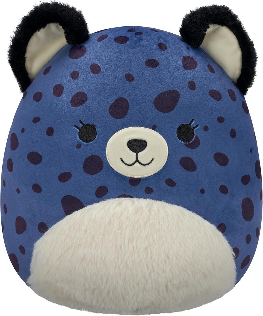Squishmallows Original 12in Spotts The Navy Blue Cheetah  Official Jazwares Plush (Medium-Sized)