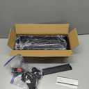 SPACELEAD Slim Storage Cart 3 Tier,Bathroom Organizer Rolling Utility,Mobile Shelving Unit Slide Out for Office, Kitchen, Laundry Room & Narrow Places,Black