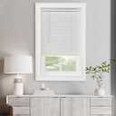 BLINDLY Home Cordless Light Filtering 1" Vinyl Mini Blinds for Windows,Horizontal Window Blinds for Home,Cordless Shades for Indoor&Outdoor Windows,22" W x 36" L,White
