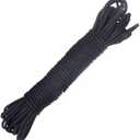 Paracord Planet 550 Type III 7 Strand Paracord  100% Nylon Core  550-Pound Tensile Strength - Utility Cord  Tie-Downs, Camping, Crafting, Survival (100 Foot Hank, Deep Black)