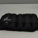 Sportneer Adjustable Ankle Weights Set - 1 Pair (2-10 lbs) Removable Sandbags for Women & Men, Comfortable Neoprene Leg Weights for Walking, Running, Pilates, Yoga, Home Workout & Physical Therapy (Black)