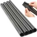 4 Pcs 3.3 ft Pipe Insulation Foam Tube 1 Inch Black Pool Noodles