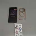 CASEKOO Rose Gold Glossy Designed for iPhone 17 Pro Case with 360 Spin Magnetic Stand [Fit for MagSafe][17FT Military Protection] Slim Polished Frame Titanium Alloy Sturdy Stand 6.3'', Rose Gold