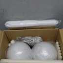 [Timer] 2Packs Halloween Decorations Outdoor, Cute Halloween Decorations Indoor, Spooky Ghost Halloween Decor with Witch Hat, Scary Ghosts Decor with LED Lights for Front Porche Yard Garden Home