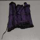 AVORIX Corset Tops for Women, Bustier Shapewear Lingerie, Lace Waist Push Up, Bodysuit Floral Overbust Lingerie Black Purple-M