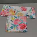 Toddler Pillowcase 2 Pack, Purple Flower Kids Pillow Cover for Sleeping, Fit Sized 13"x 18" Or 14"x19", 100% Silky Soft Microfiber, Envelope Closure, Watercolor Floral Baby Travel Pillowcase for Girls