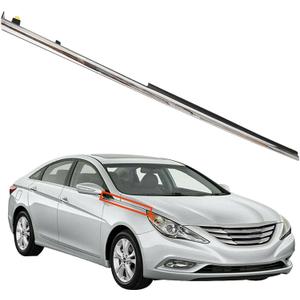 LABLT Front Fender Garnish Chrome Molding Trim Right Passenger Side Replacement for Sonata 2011 2012 2013 2014