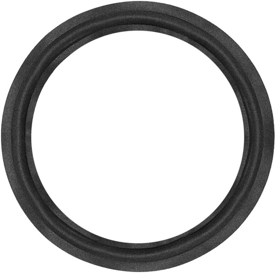uxcell 15 Inch Speaker Foam Edge Folding Ring Horn Replacement Parts for Speaker Black
