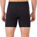 Hanes Men's Underwear, SuperSoft Viscose from Bamboo, 3-Pack, Sexy Men's Underwear, Short or Regular- Leg Boxer Briefs (Black, M)