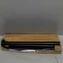 CorkLatta Black Shower Curtain Rod 31 to 80 Inch, 1 Inch Diameter Adjustable Spring Tension Stainless Steel Telescoping Rod, Easy Install, No Rust