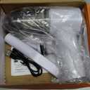 Mini Vacuum Cleaner for,2 in 1 Keyboard Vacuum Cleaner Wireless Handheld,Car Vacuum with Brushless Motor High Power 120W Rechargeable Easy to Clean Car Interior (White)