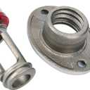 Amarine Made Oval Garboard Drain Plug Stainless Steel Boat Fits 1'' Hole, Thread for 3/4'' (1) Marine Bilge Plug Kit