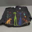 Retro Mid-Century Dog Lover Shirt Boutique Vintage Mid-Century Modern Look Atomic Age 50s 60s Dog Shirt Long Sleeve T-Shirt, Size 2XL