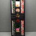 LaRibbons Christmas Wrapping Paper Sets, Snowflake & Candy Cane & Gingerbread Man Design with Ribbons & Gift Tags & Metallic Pom Pom for Christmas, Holiday30Inch  10Feet 4 Rolls: 100 Sq.Ft.Ttl