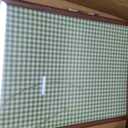 Leinuosen 17 x 23 Cork Board for Walls Decorative Cork Boards Green Gingham Home Decor Small Linen Bulletin Board Framed with Pins for Home Room School Office Decor, 23.6" x 18.1"