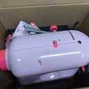 Mini Sewing Machine for Beginners Portable:Pink Small Sewing Machines for Kids Easy Use with Sew Kits