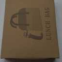 Corduroy Lunch Box Lunch Bag for Women Men, Cute Strawberry Small Insulated Reusable Work Leakproof Simple Lunch Boxes Tote Bag Adults Cooler Bag