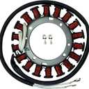 237878-S Stator KIT, 15/20 AMP for Kohler CV460 CV490 CV492 CV493 CV15 CV18 CV25 CH18 CV460S K161 K181 K241 K301 K341 Lawnmower Tractor with 25 403 03-S Regulator Rectifier&Spark Plug