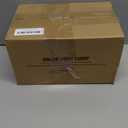 VOLISUN Solar Fence Post Lights 4pack, White Solar Deck Cap Flame Light Outdoor Waterproof, High Brightness Flickering Flame SMD LED Lighting, for 4x4 Wooden/ 4x4 5x5 Vinyl Post