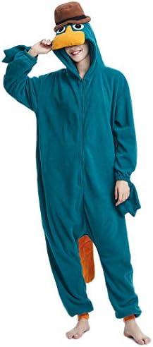OGU' DEAL Unisex Cartoon Costumes Onesies Adult Outdoor Cosplay Pajamas with Zipper Sleepwear for Men and Women XL
