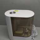 DREO 6L Humidifier Large Room, Warm & Cool Mist Humidifiers for Bedroom, 60H Runtime, 12H Timer, Top Fill, Humidity Indicator Light, Baby, Plants, Easy Clean, HM713 (White)