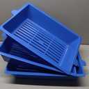 Cat Litter Box With 3 Sifting Trays - Self Cleaning, Reusable, Scoop Free, Easy to Clean Litter Pan for Cats