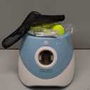 Automatic Dog Ball Launcher,Dog Ball Thrower for Small Dogs with 3 Distance Settings,15 Mini Tennis Balls Sizing 2 Inch and Mesh Bag-Blue