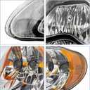 Headlight Compatible with Grand Caravan Town & Country 2001-2007