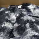 PAGISOFE Black White Rugs for Living Room 6x9, Shag Fuzzy Fluffy Rugs for Bedroom Kids Room Playroom Dorm Shaggy Soft Carpet for Home Decor Aesthetic Plush Bedside Rug Modern Grey Rug