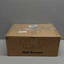 Bathroom Light Fixtures, 3-Light Brushed Gold Vanity Lights, Bathroom Lighting Fixtures Over Mirror with Flared White Fabric Shade, Modern Wall Sconces for Living Room Hallway