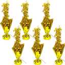 6 Pcs Gold Table Decorations Metallic Foil Spray Centerpiece Star Table for Party Birthday Wedding Anniversary Graduation Holiday Supplies Decor New Years