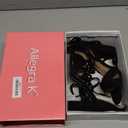 Allegra K Women's Lace Up High Block Heeled Sandals (9.5)