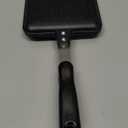 ZOOFOX Sandwich Maker, Grilled Sandwich and Panini Maker Pan with Non-Stick Plates, Stovetop Toasted Sandwich Maker Aluminum Flip Pan for Home Kitchen, 5.9" L x 14.2" H