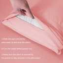SONORO KATE Luxury Pillowcase Set Brushed Microfiber 1800 Bedding - Wrinkle, (Coral, 2 Pillowcases Standard)
