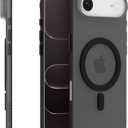 MAGEASY Designed for iPhone Air 6.5" Thin Case - Super Lightweight, 0.7mm Ultra Thin, Compatible with MagSafe, Anti-Fingerprint - Lyte M (Ash)