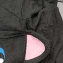 Skeleton Adult Animal Onesie Pajamas Unisex Fleece Cosplay Costume Sleepwear for Halloween & Home Wear (Black Cat, XL)