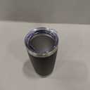 HASLE OUTFITTERS 20oz Tumblers Bulk Stainless Steel Cups with Lid Double Wall Vacuum Insulated Coffee Mugs for Cold & Hot Drinks 1 Pack, Black