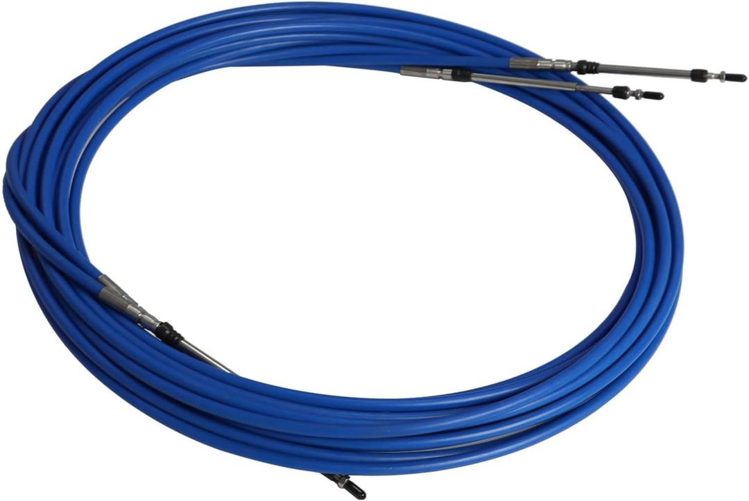 3300/33C Marine Throttle Shift Remote Control Box Cable for Outboard Engine Boat Motor Steering System 8FT 13FT 15FT 20FT 30FT (30FT,2PCS)